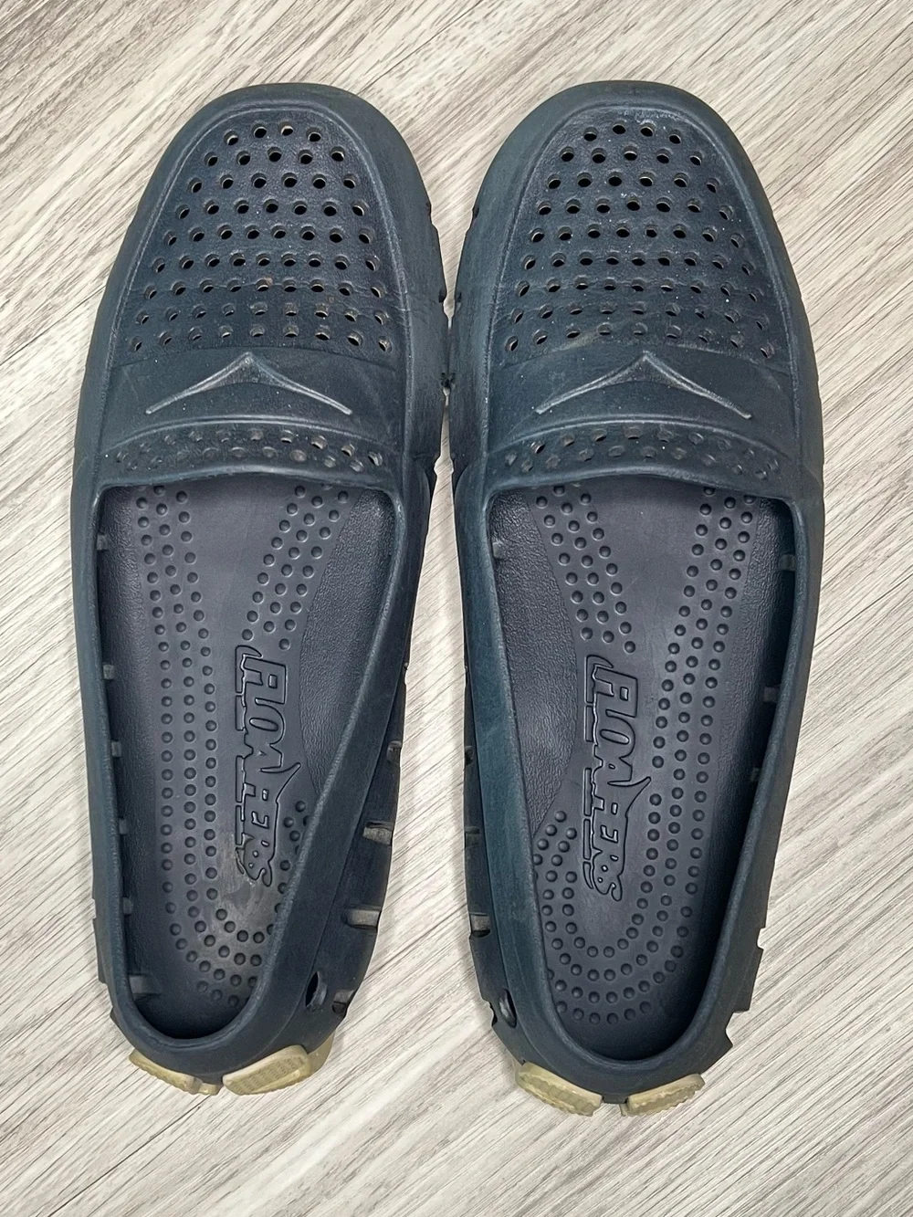 Floaters Black Water Shoes Mens Size 8 Outdoors Beach Boat Fishing Shoes